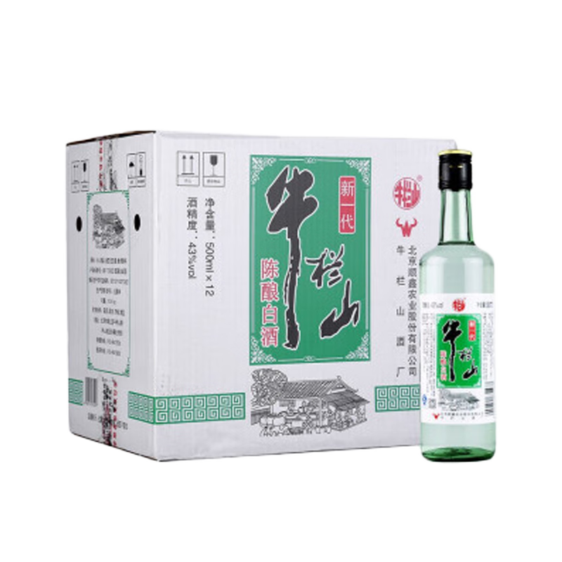 ţ��ɽ ��һ������� Ũ���� 43�� 500mL 12ƿ ����װ 205.79Ԫ