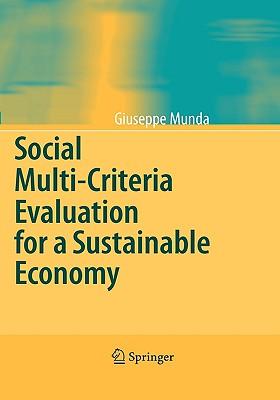 预订 social multi-criteria evaluation for a sustainable economy