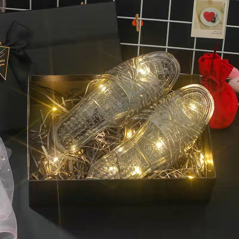 愚人节送闺蜜姐妹有创意感搞怪公主水 36 灰姑娘水晶鞋 灯 礼盒 送拉