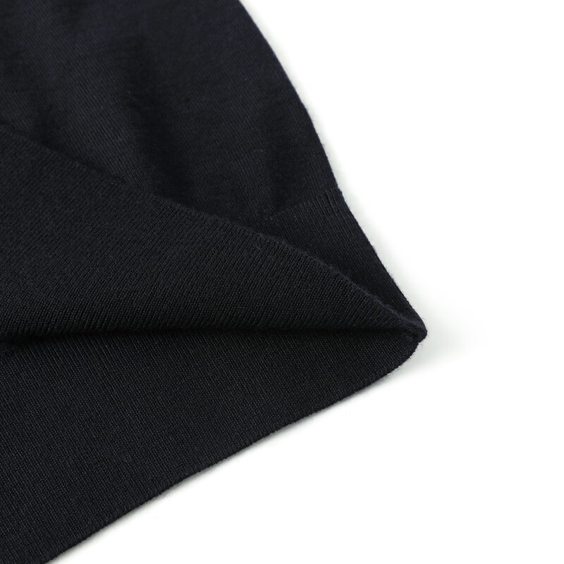 MAYOR男装 优质羊毛混纺手感柔软高领藏青色羊毛衫 藏青 100cm