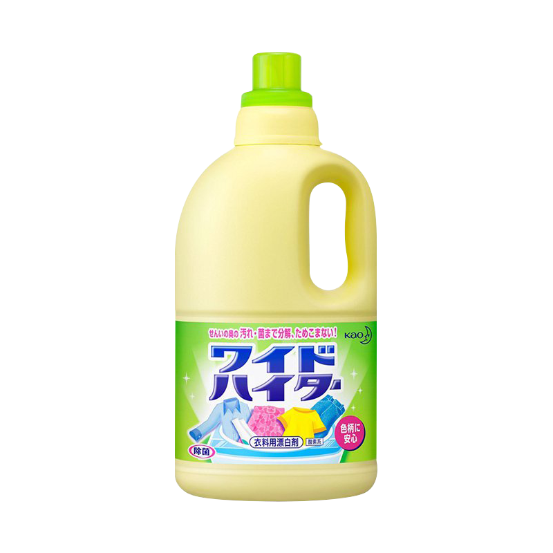 日本花X（KAO）彩漂剂彩色衣物通用漂白还原活氧去渍去黄彩漂液彩漂水1L