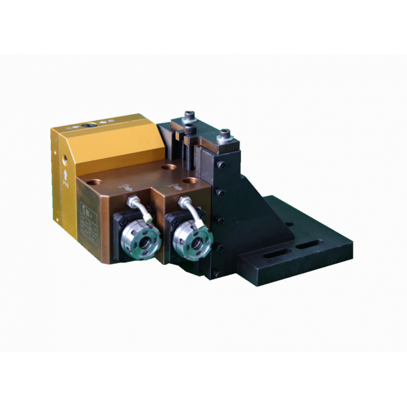 惠利得车铣复合数控车床动力头长短头er16 25两轴电机伺服侧铣动力头