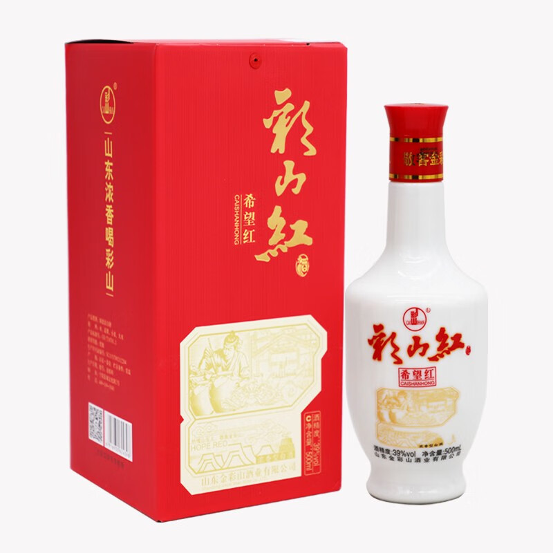彩山(caishan)39°彩山特曲希望红 整箱