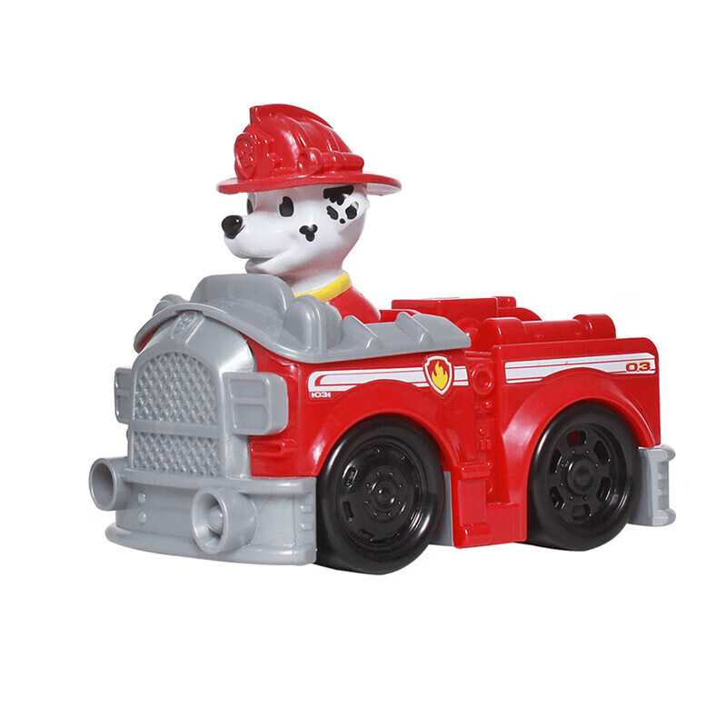 汪汪队立大功（PAW PATROL）儿童男女孩生日礼物玩具车救援赛车系列-消防救护车+毛毛怎么样,好用不?