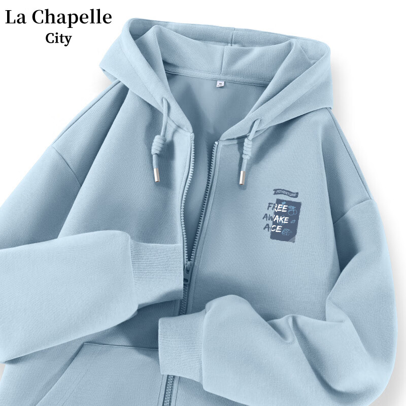 La Chapelle City拉夏贝尔灰色外套女春秋款小个子BF中性情侣设计感小众上衣开衫 雾霾蓝-ACEK M使用感如何?