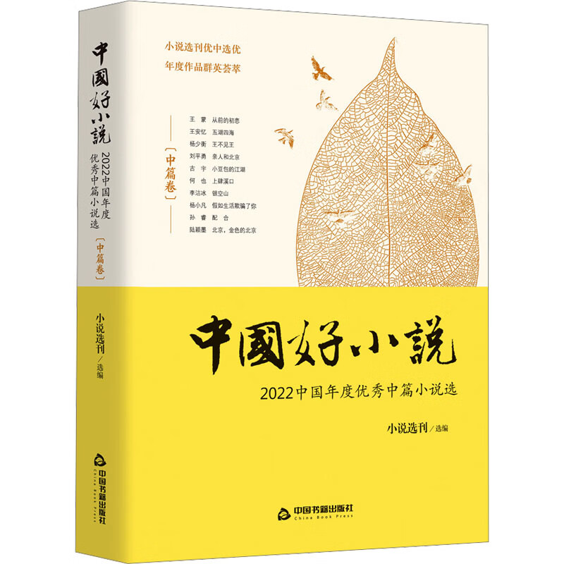 中国好小说 中篇卷 2022中国年度优秀中篇小说选 图书