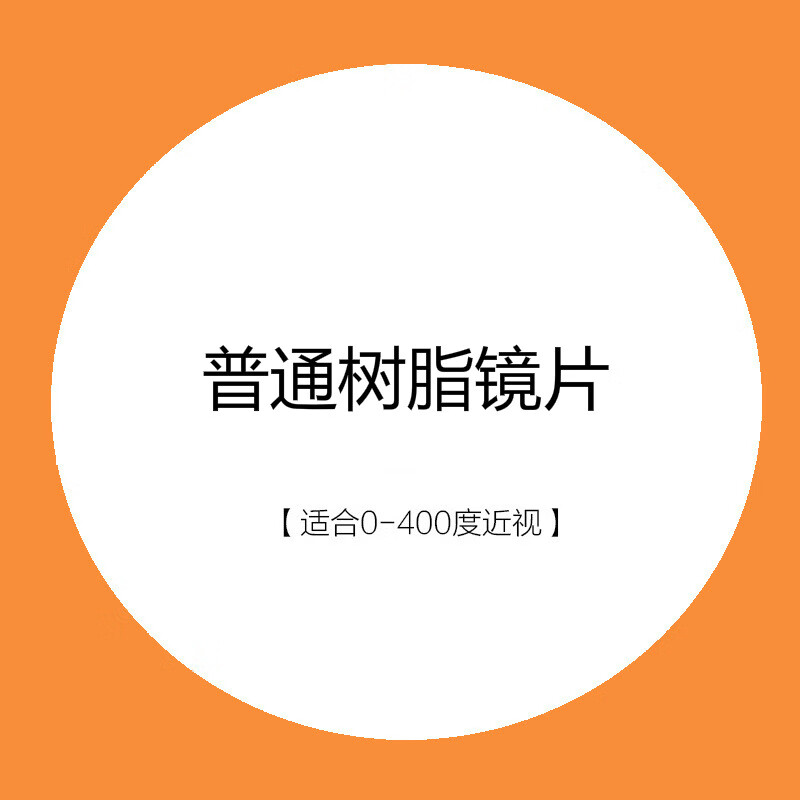60 1.67可选防蓝光配近视散光变色眼镜配镜加工 0-800度 普通近视镜片