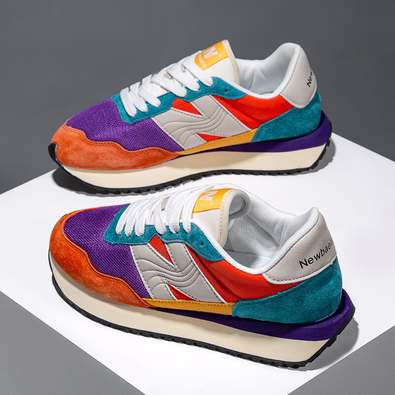 易罗岚new百伦237休闲运动男女鞋潮搭厚底增高情侣老爹鞋透气跑鞋 237