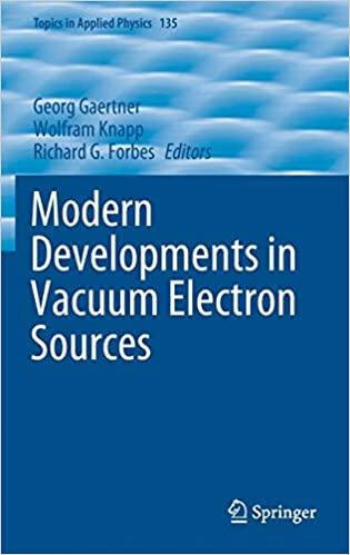 预订 modern developments in vacuum electron sources