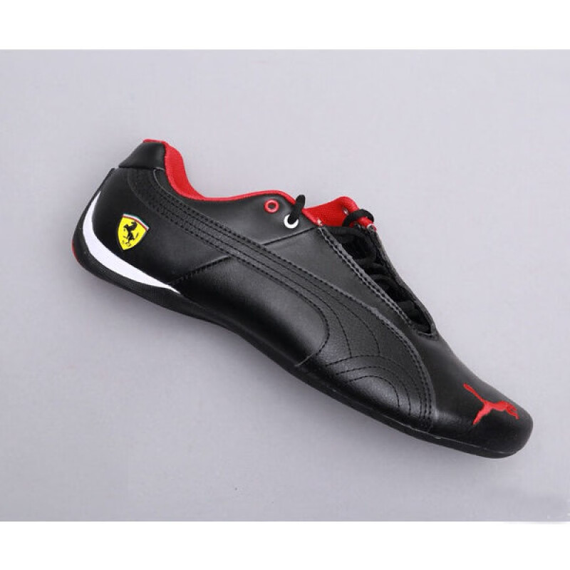 冠楷法拉利赛车鞋网红款秋季新款休闲皮鞋男士鞋子百搭时尚个性潮