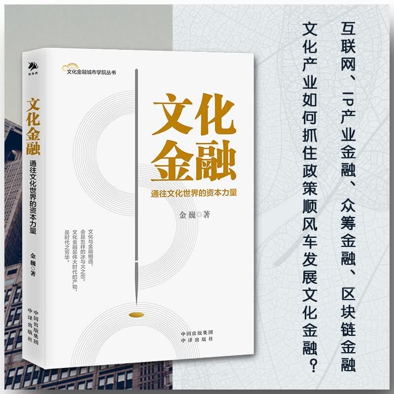 文化金融：通往文化世界的资本力量 金巍 著 文化金融 资本市场 文化产业 中译出版社 正版