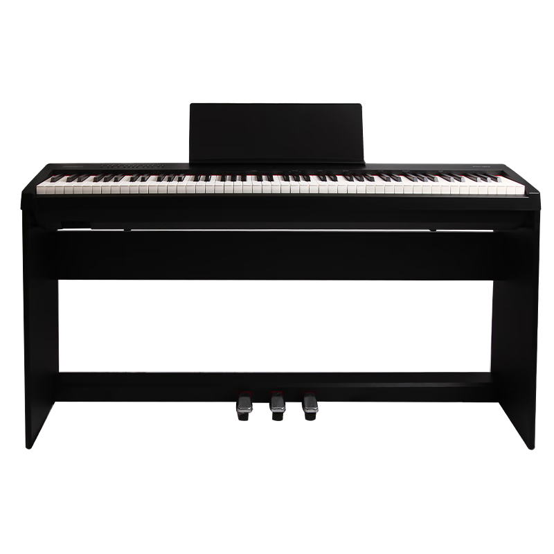 Roland罗兰电钢琴FP30/FP10 成人便携式智能数码钢琴 儿童初学者入门电子钢琴88键重锤键 FP10黑色主机+官方标配
