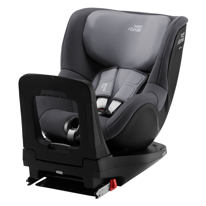 寶得適（BRITAX）寶寶兒童安全座椅0-4歲360度旋轉汽車(chē)ISOFIX硬接口雙面騎士PLUS i-Size星空灰-正反各6檔角度