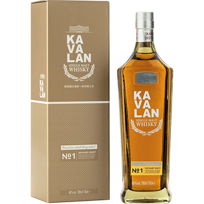 Kavalan 噶玛兰 珍选1号 单一麦芽 中国台湾威士忌 40%vol 700ml