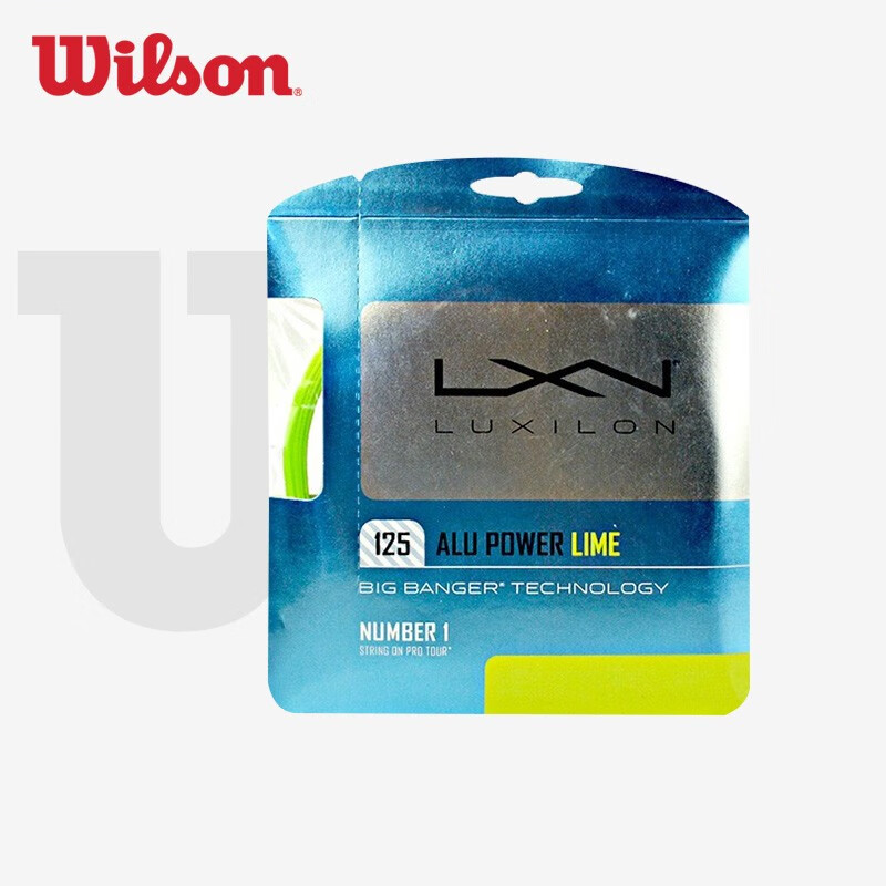 威尔胜（Wilson） 网球拍线 Luxilon力士浪专业网球拍网线硬线网拍线 WRZ990240-力士浪绿色-力量+控制