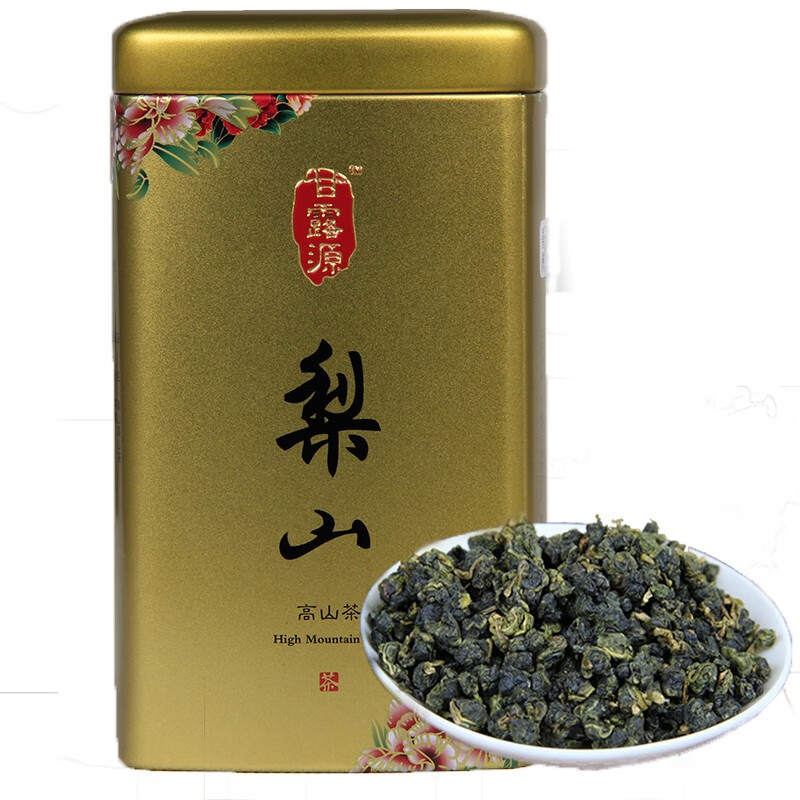 甘露源 台湾高山茶 梨山高冷茶进口乌龙茶清香型茶叶 150g