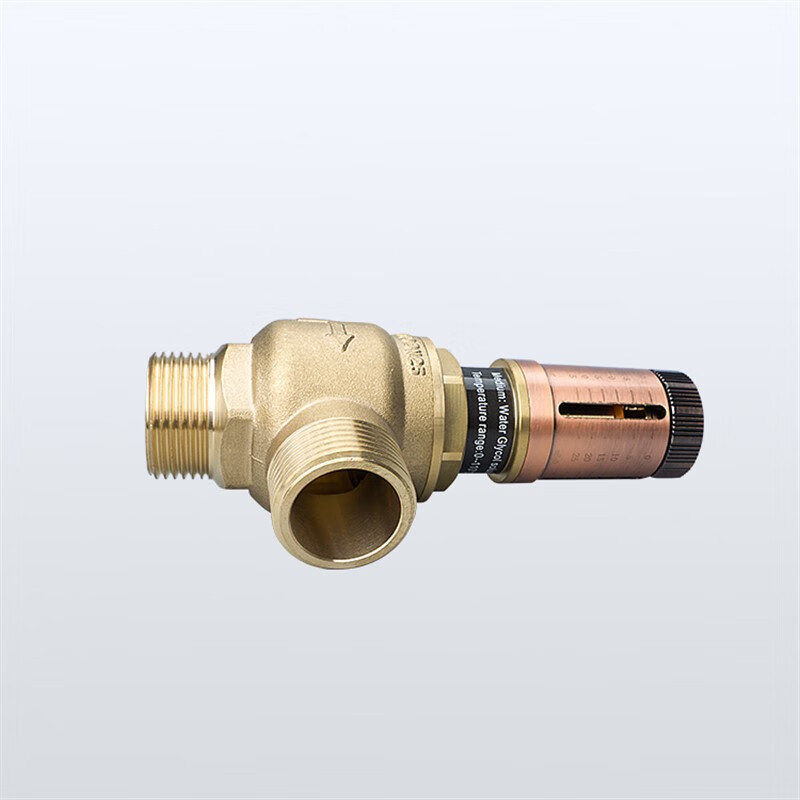 适用压差旁通阀稳定可调节空调热泵水利平衡阀门 铜自力式旁通阀 外牙
