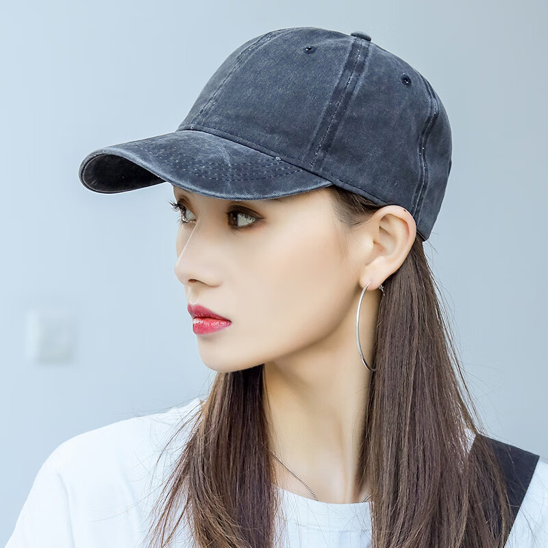 京功小头围帽子52-56小头围帽子女小号s棒球帽小码浅顶小头夏季 k130