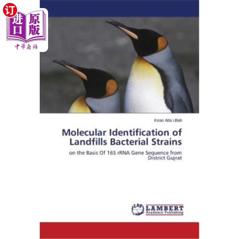 海外直订molecular identification of landfills bacterial strains