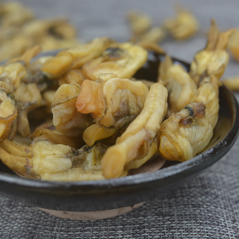 禾澹福建海鲜特产淡晒蛏干熟蛏子干海蛏干无沙大蛏干干货500g即食