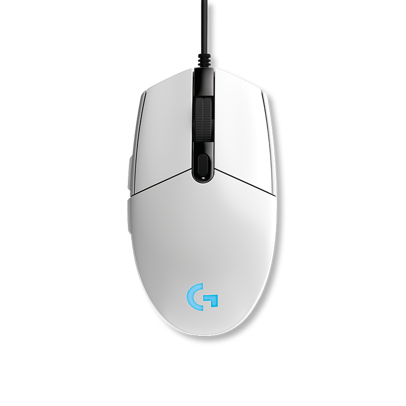 罗技（G）【整箱15只发货】G102 游戏鼠标 白色 RGB鼠标 吃鸡鼠标 绝地求生 轻量化设计 