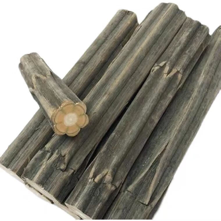 降龙木原木棍六道木原木降龙木九道木98%直度拐杖料阴干木棍雕刻d