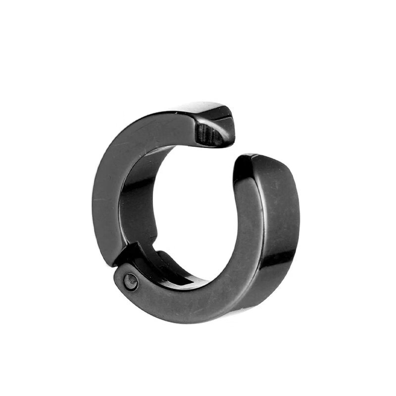 【严选好物】无耳洞耳夹钛钢耳扣男耳骨夹女假耳环耳坠学生男士假 u型耳夹1个颜色随机