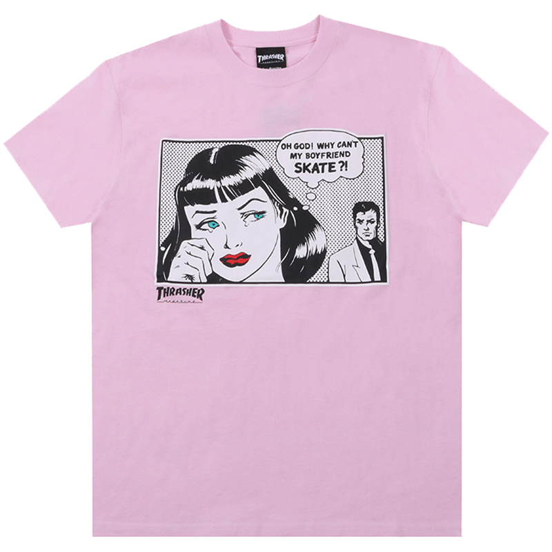 thrasher【thrasher官方】jlp日版 boyfriend 我的男友不会滑板漫画