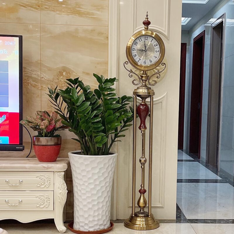 珠佩丽座钟客厅落地欧式客厅落地钟别墅装饰创意座钟大号时尚现代简约