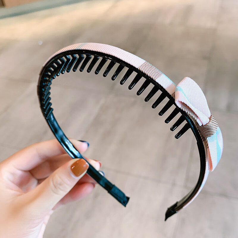 儿童发箍带齿头饰韩国宝宝可爱发卡公主发饰婴儿卡子头箍发饰 12#粉色