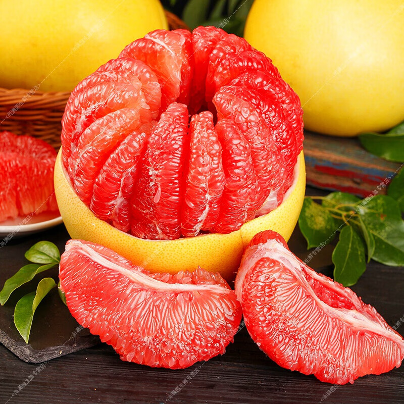 伯贤平和琯溪红心蜜柚当季新鲜水果红肉柚子3/6个装薄皮 3个装