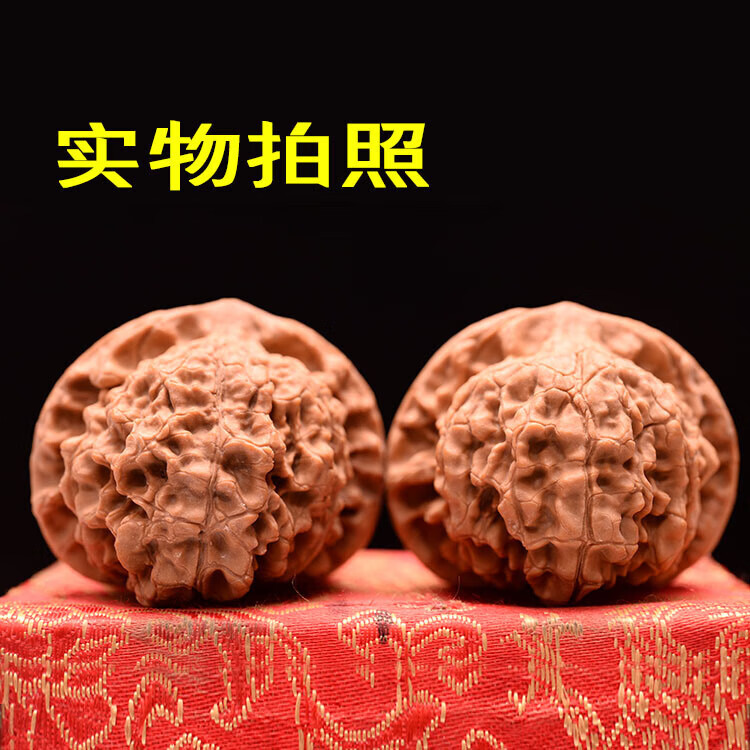 clolv kiss麒麟纹狮子头王勇官帽超特大50-55精品文玩核桃把玩手玩麻