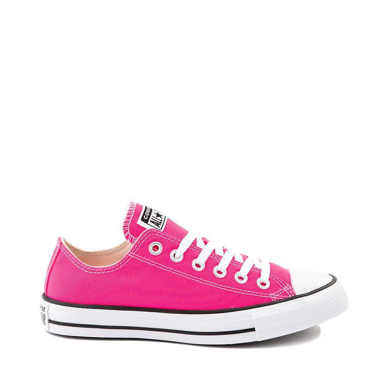 chuck taylor 低帮帆布透气舒适耐磨防滑抓的休闲鞋 bright pink 36