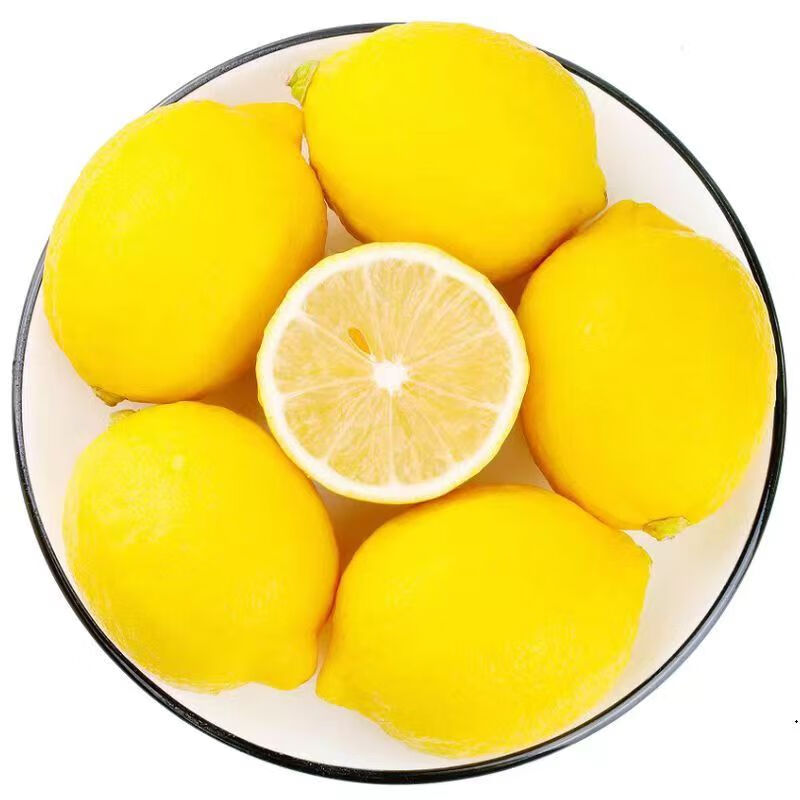 拾枝鲜优选四川安岳黄柠檬 单果90g起 新鲜水果 5斤 中大果（90g+） 酸爽爆汁 VC满满