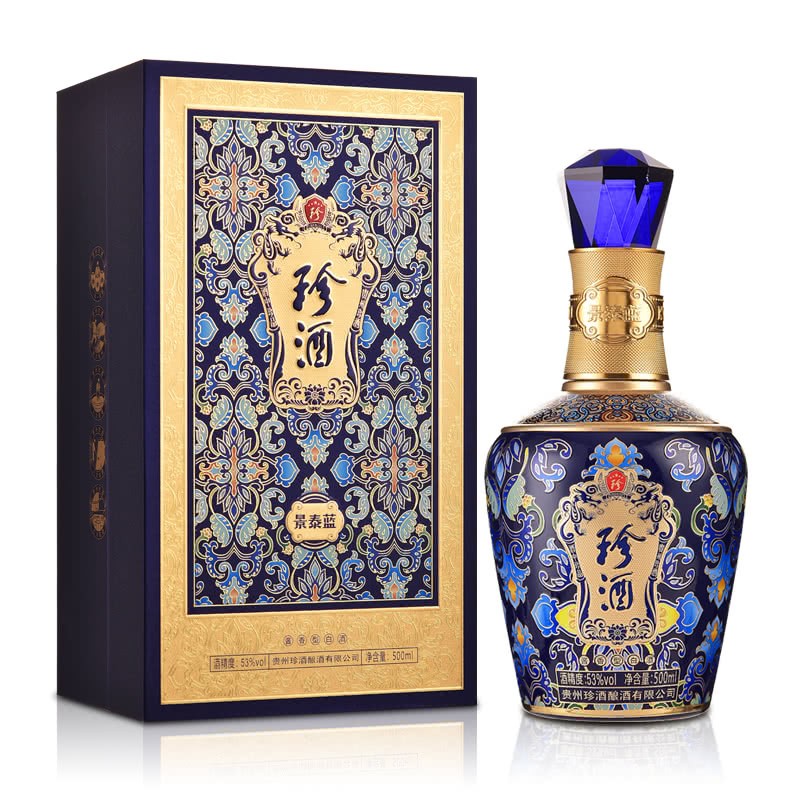 珍酒(zhenjiu)53度珍酒·景泰蓝500ml