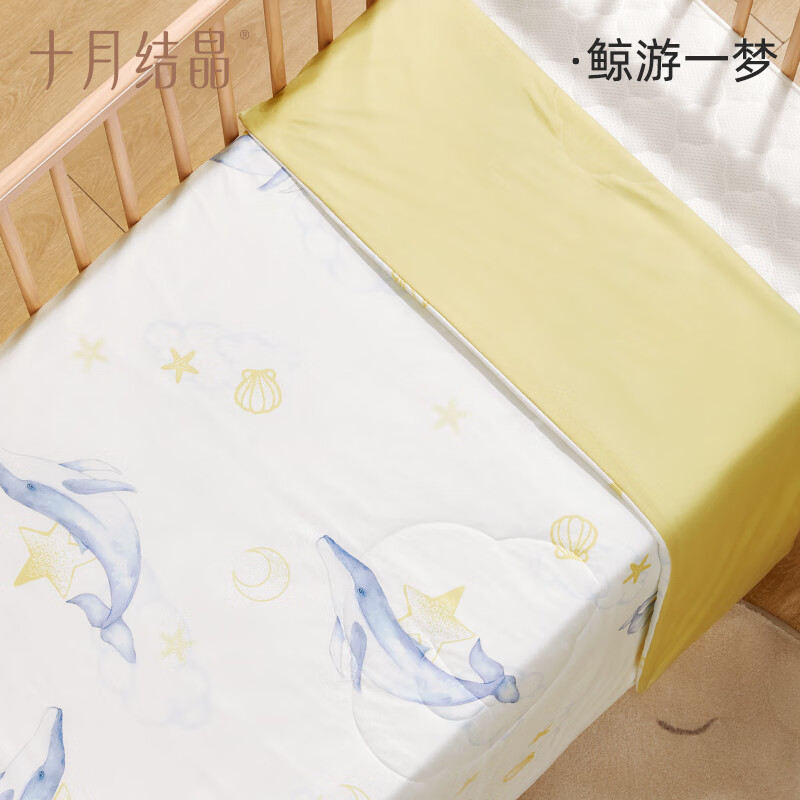 十月结晶婴儿夏凉被新生夏季幼儿园被子春夏空调被子 【经典款】鲸游一梦 120cm*150cm