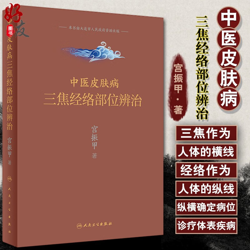 现货速发 中医皮肤病三焦经络部位辨治 宫振甲 著 人民卫生出版社9787117298582