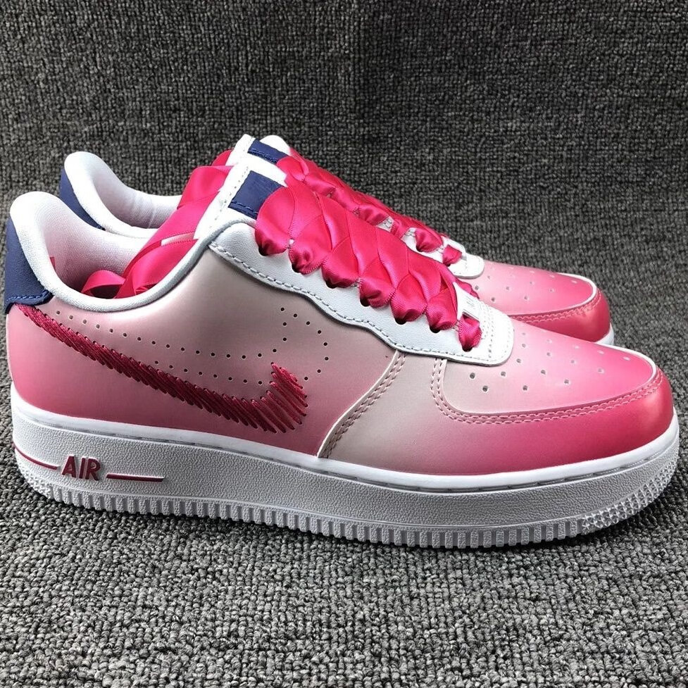 【官方旗舰】air force 1 af1 白粉色玫瑰情人节空军一号气垫经典款