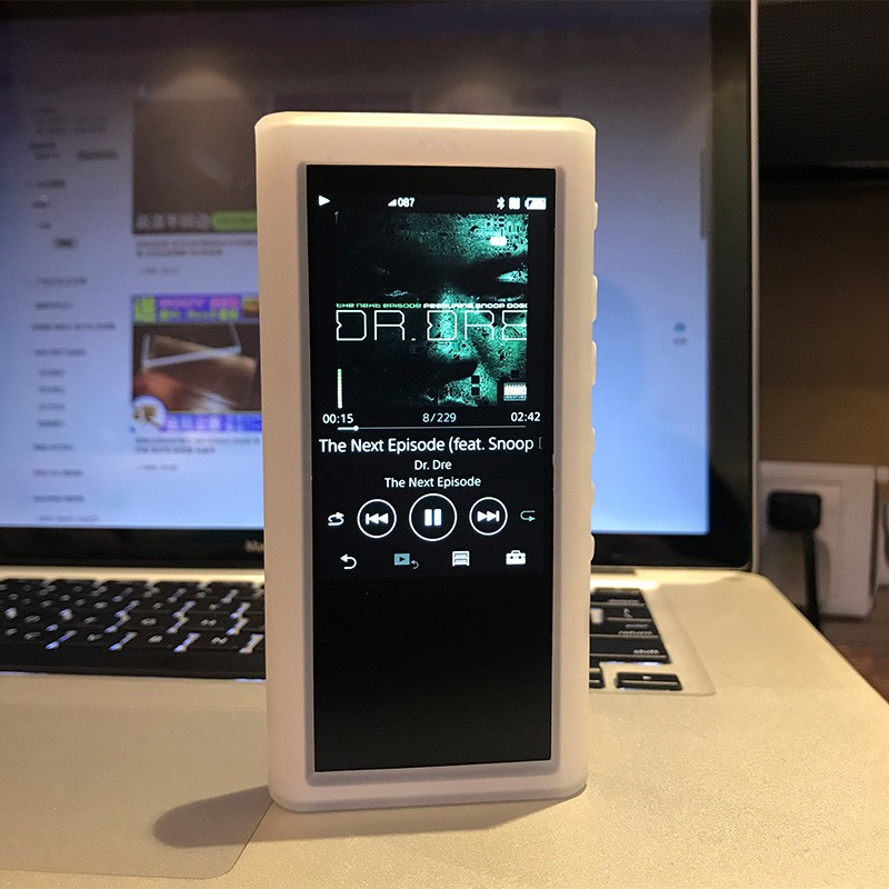 朋讯 适用sony索尼nw-zx300a/zx300保护套 300a保护壳 硅胶套 硅胶