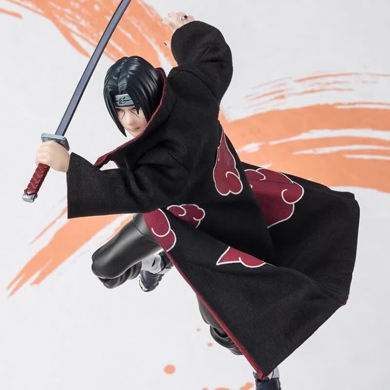 万代(bandai) shf 火影忍者 手办模型玩具 15cm naruto top99宇智波鼬