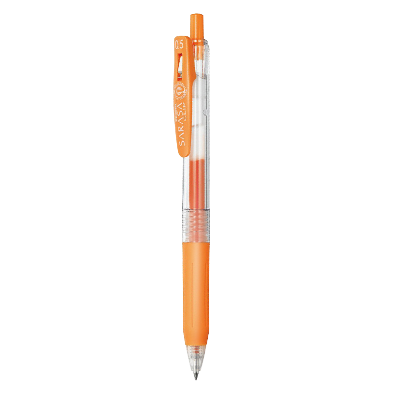 ZEBRA 斑马牌 JJ15 按动中性笔 橙色 0.5mm 单支装