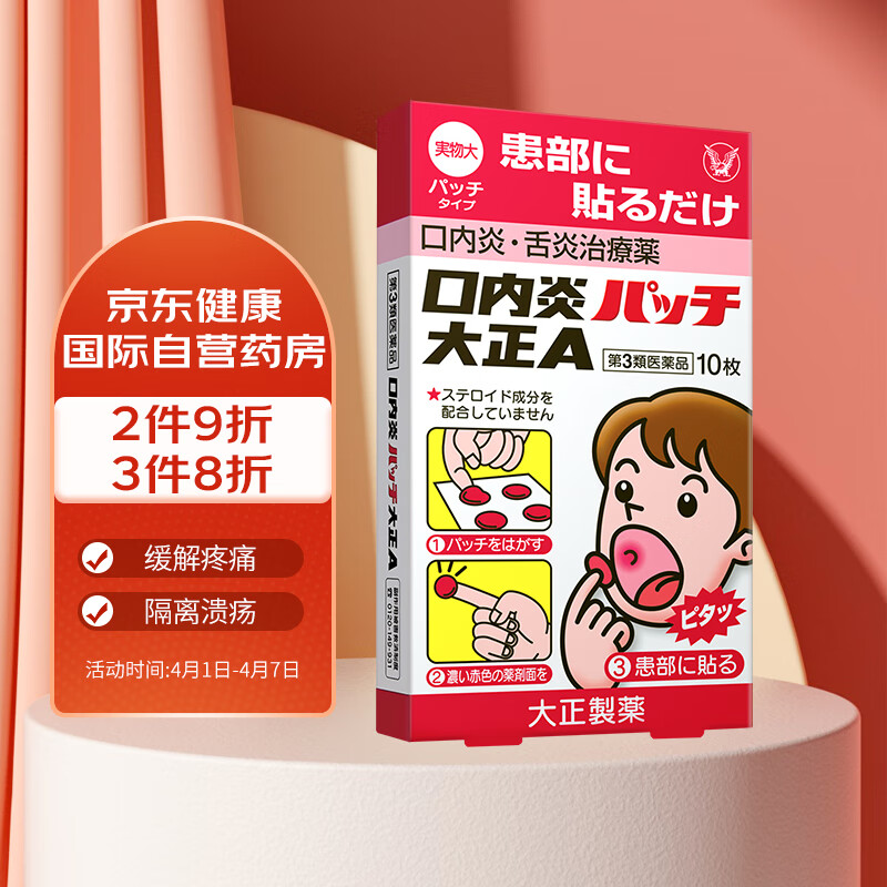 海外五官用药价格走势及销量趋势：推荐大正制药隔离修复口腔溃疡贴