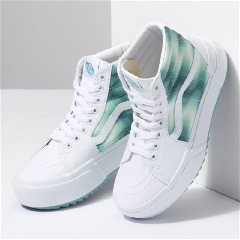 【22新款】范斯(vans) sk8-hi stacked 男女中性款高帮厚底增高板鞋