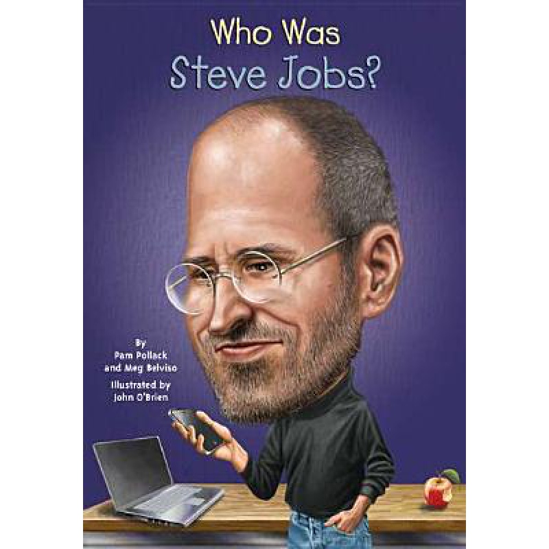 预订英文原版 who was steve jobs谁是乔布斯 中小学生读物who was
