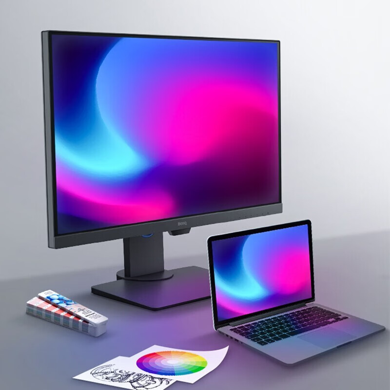 明基pd2705q 27英寸2k 带音箱100%srgb专业设计type-c显示器屏幕 27