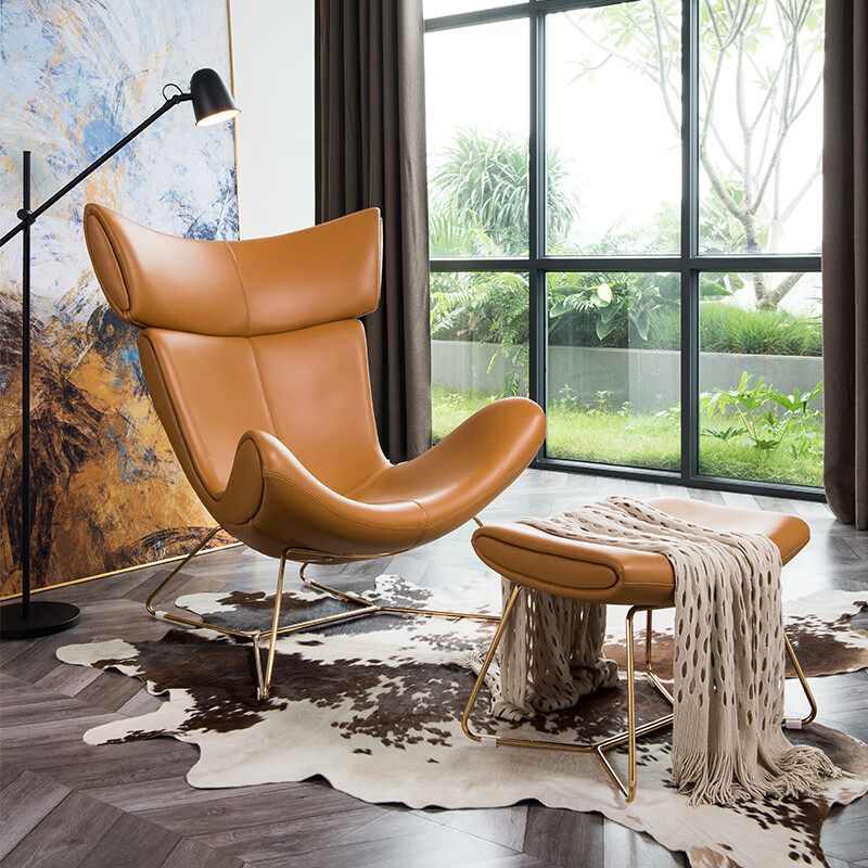 沙发椅现代简约懒人老虎椅懒人创意休闲躺椅北欧设计师座椅伊莫拉椅