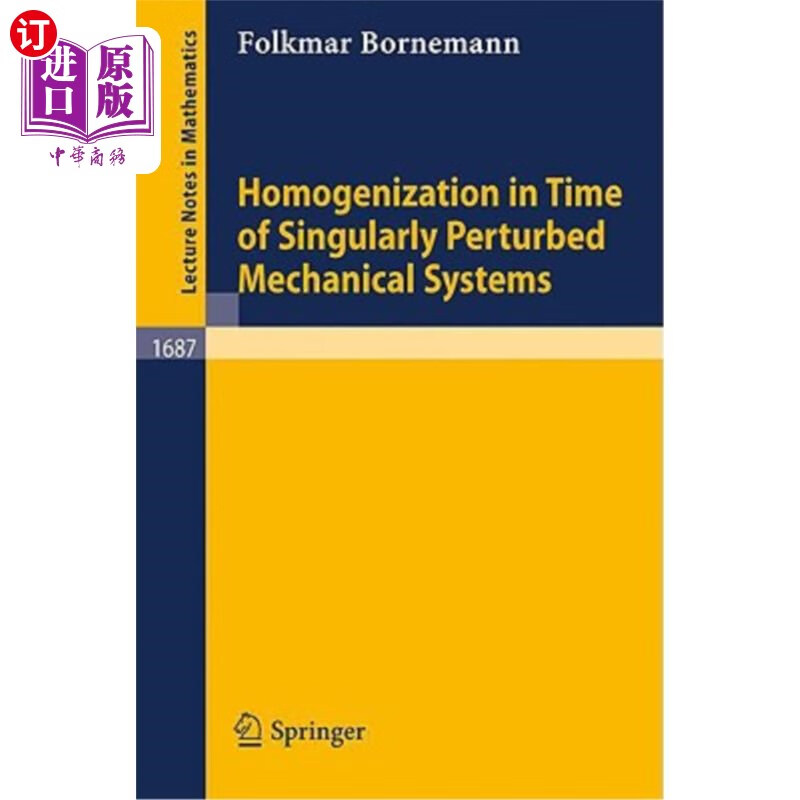 海外直订homogenization in time of singularly perturbed