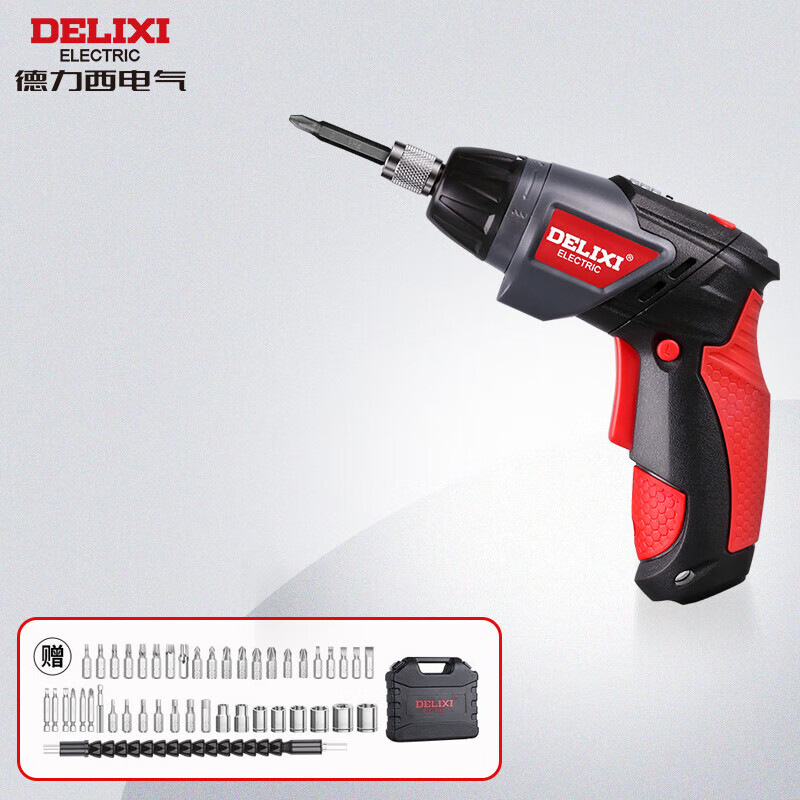 德力西电气大扭力46件套电动螺丝刀螺丝批小型迷你锂电充电式工具电起子高性价比高么？