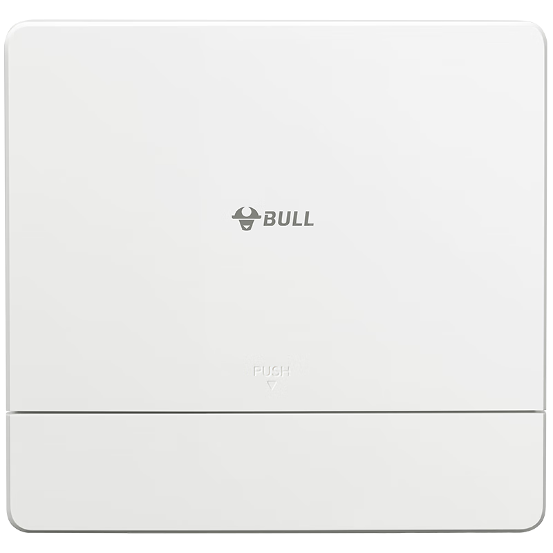 BULL 公牛 配电箱 8回路空开强电箱 家用终端配线箱白色盖板LX1-8s IP40