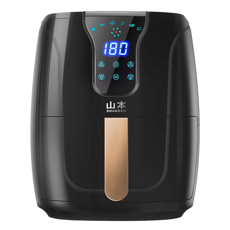 山本空气炸锅4.5L液晶款：让厨房不再油腻|空气炸锅历史价格查询工具